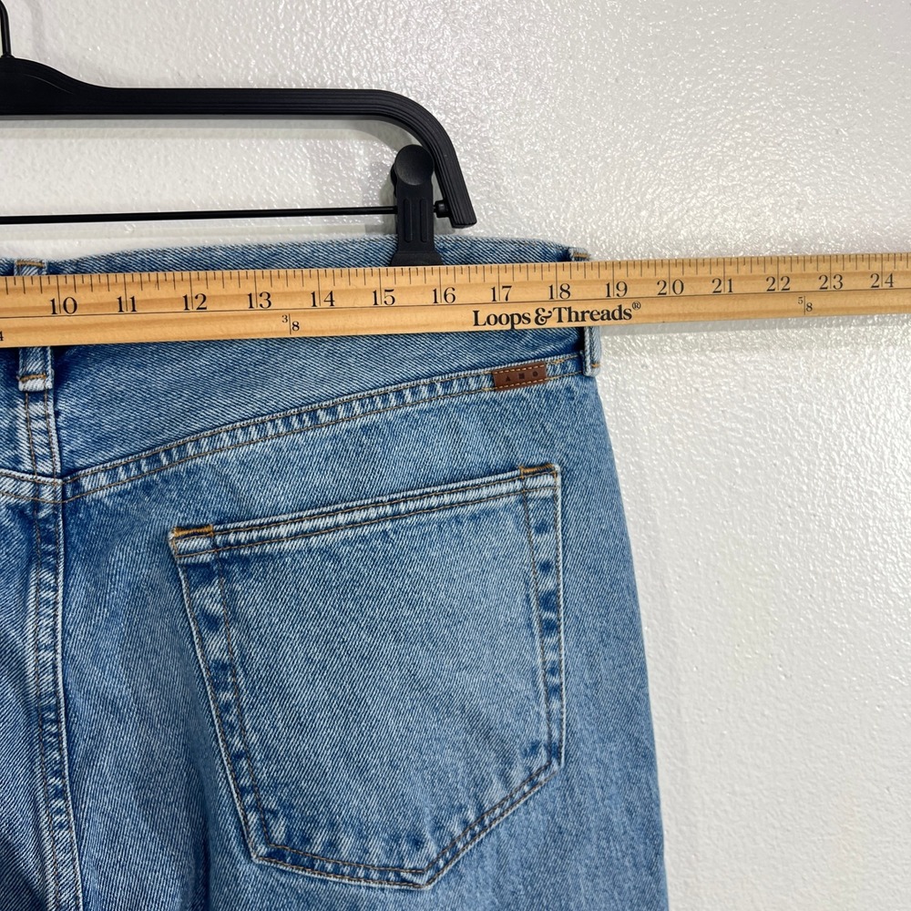 AYR The Normie Mens Straight Leg Jeans Light Wash Blue 100% Cotton Size 36x30 - Picture 7 of 9